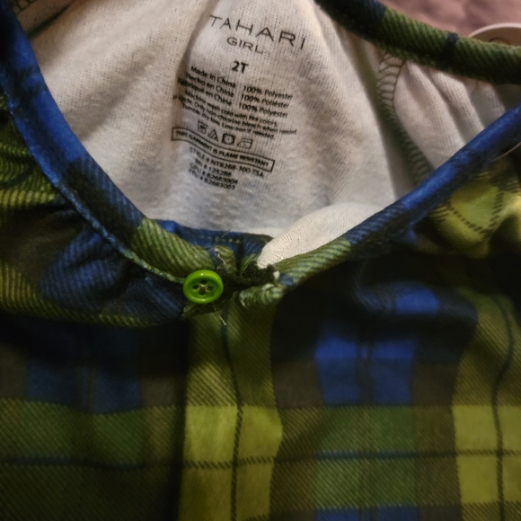 NWT lil girl tahari comfy cozy nightgown sz 2t - Picture 5 of 8
